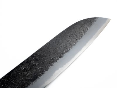 Photo1: [Hinoura] Chiyo, Santoku knife 165mm pearskin finish