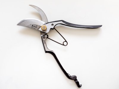 Photo1: [Tobisho] Pruners A-type 200mm (Damascus / Edge : Aogami steel)