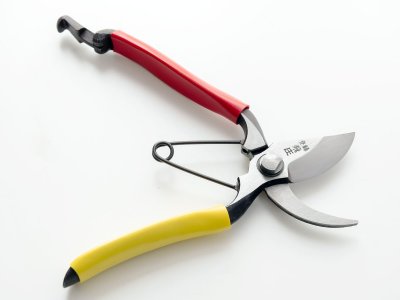 Photo2: [Tobisho] Pruners B-type 180mm (Red and Yellow taped handle)