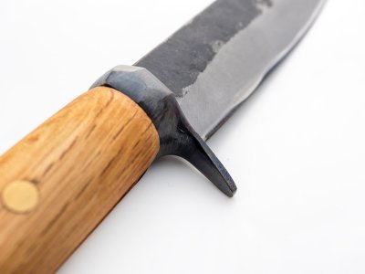 Photo1: [Sasaoka] Black-Forged Japanese Knife (Large)