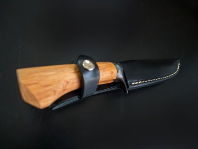 Photo3: [Sasaoka] Black-Forged Japanese Knife (Small)